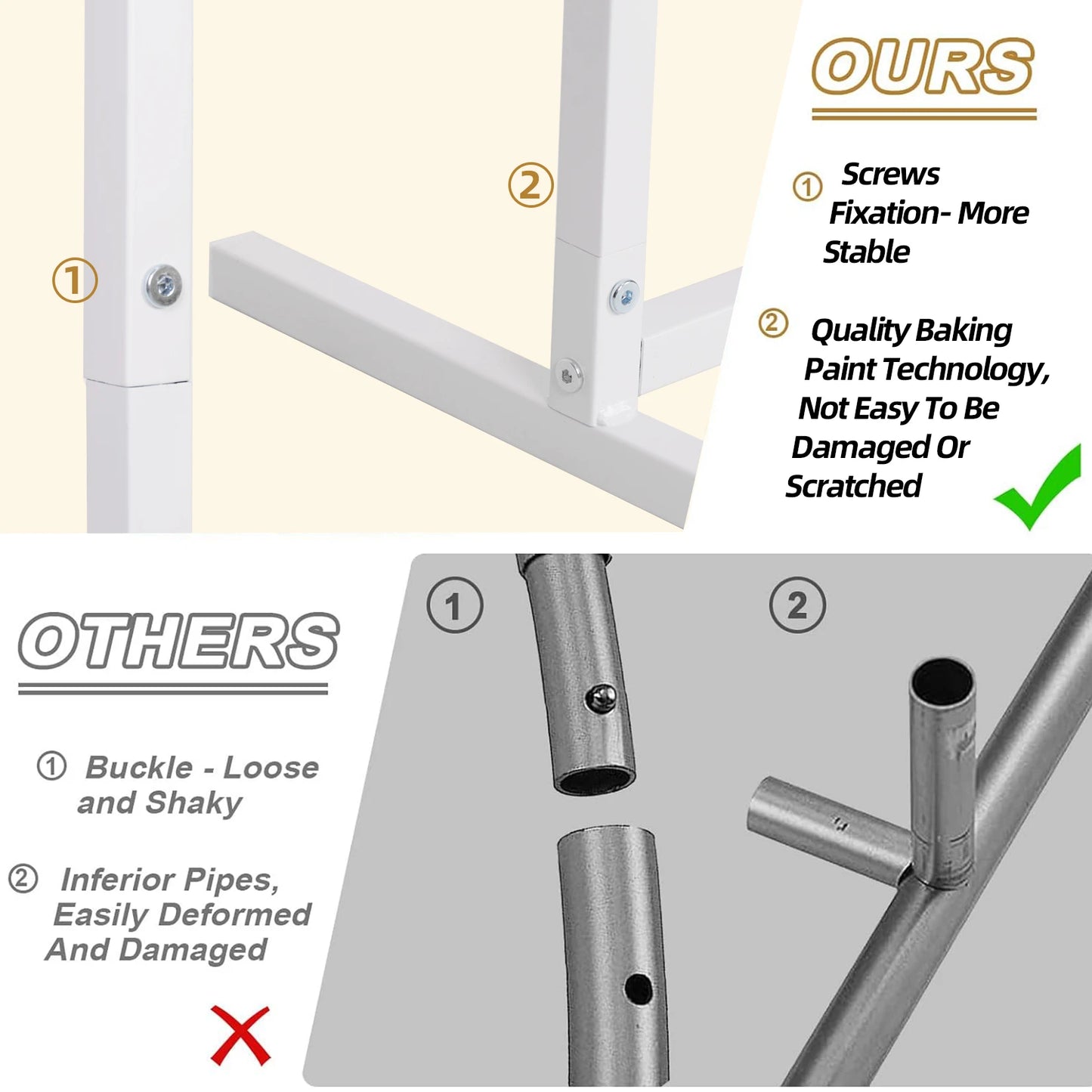 Set of 3 Metal Arch Backdrop Stands