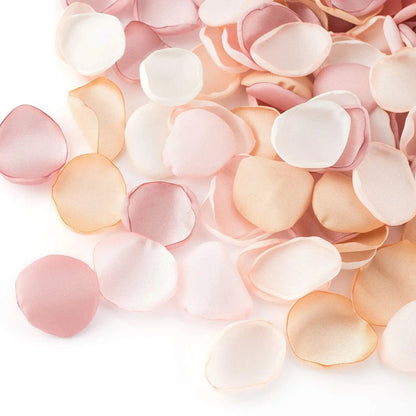 100pcs (Mixed Color) Silk Satin Rose Petals