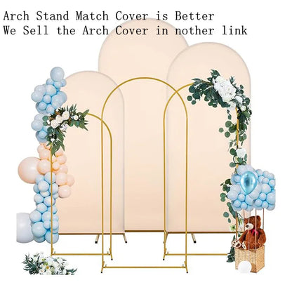 Gold Wedding Arch Stand – Elegant Backdrop Frame