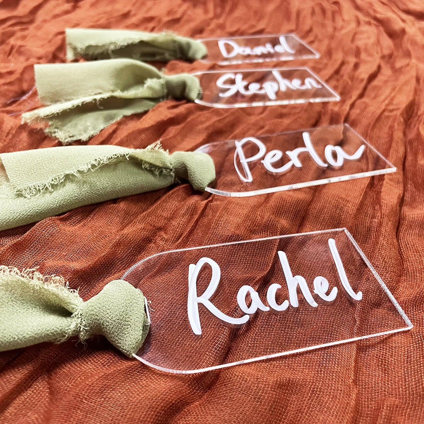 10/20/50 - Frosted Acrylic Name Tags