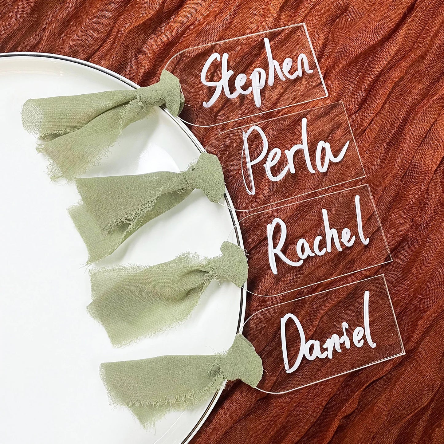 10/20/50 - Frosted Acrylic Name Tags