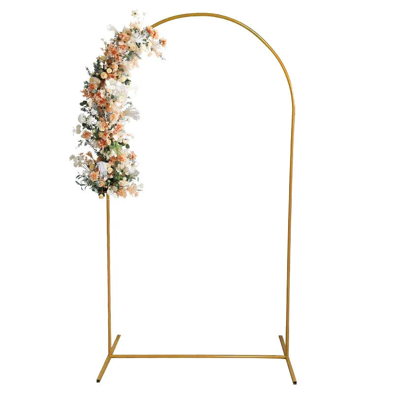 Gold Wedding Arch Stand – Elegant Backdrop Frame