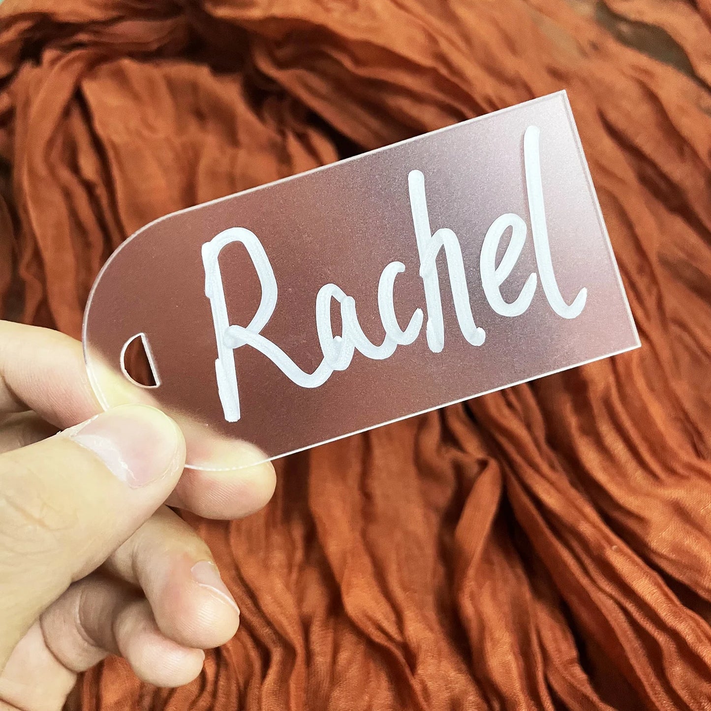 10/20/50 - Frosted Acrylic Name Tags