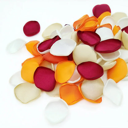 100pcs (Mixed Color) Silk Satin Rose Petals