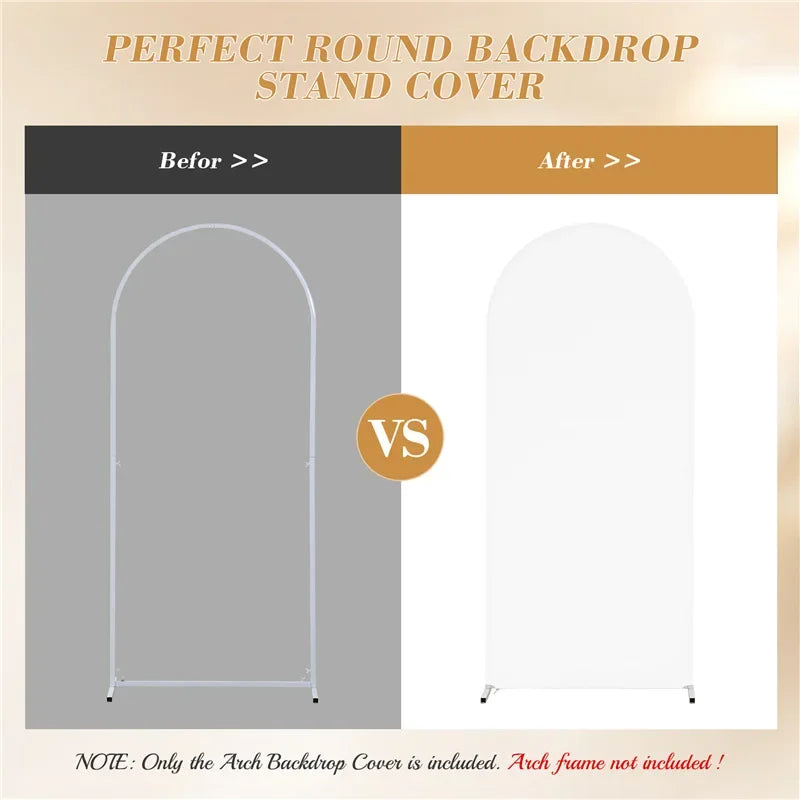 Double-Sided Arch Backdrop Cover