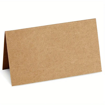 20/50/100Pcs Kraft Paper Place Cards