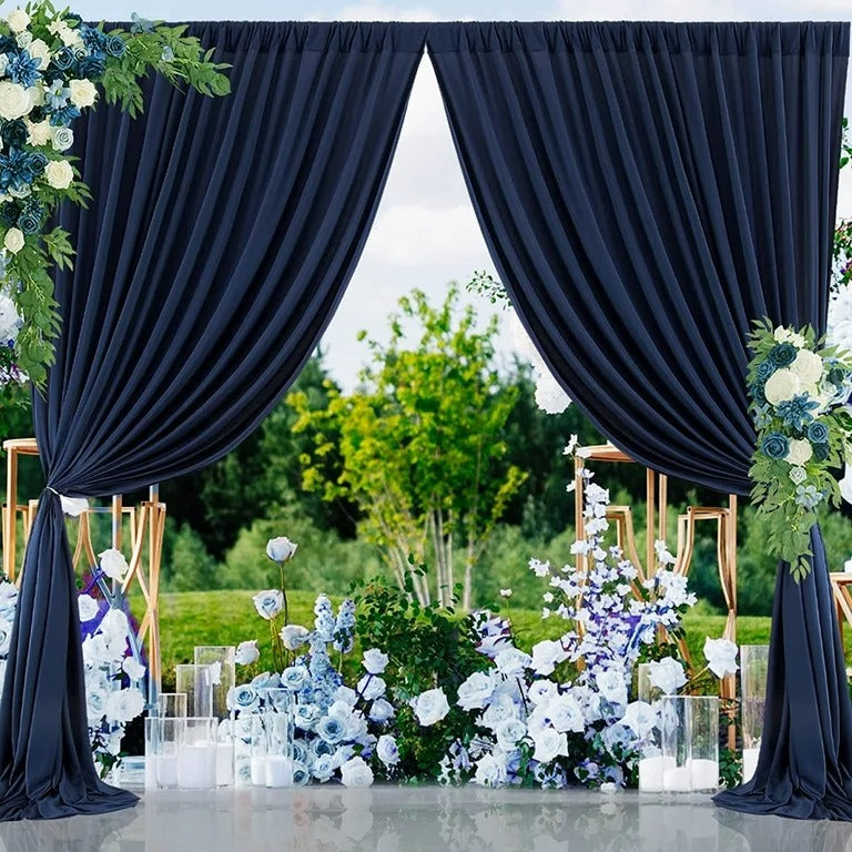 Wedding Drapes – Sheer Tulle Fabric for Ceremony Backdrop